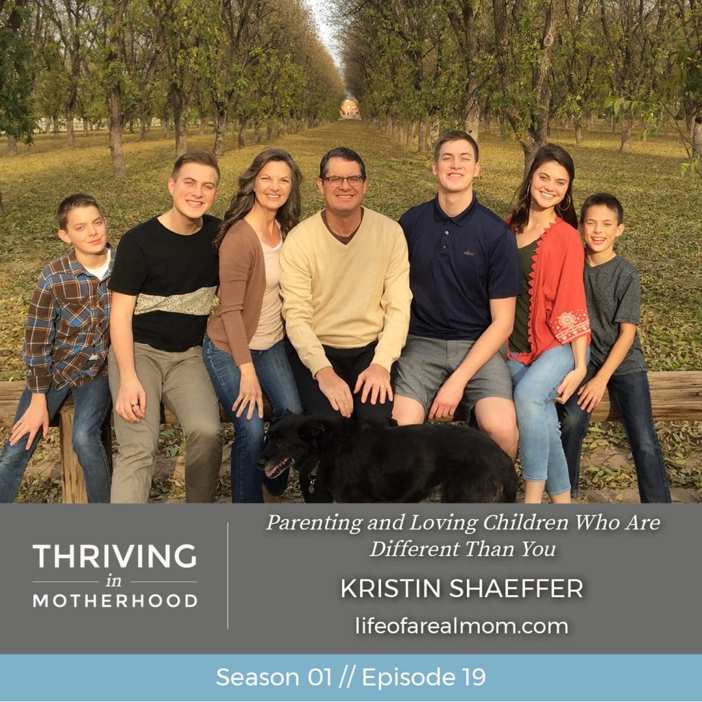 Parenting and Loving Children Who Are Different From You with Kristin Shaeffer [Episode 19]